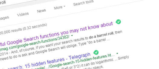 googlesearch doabarrelroll