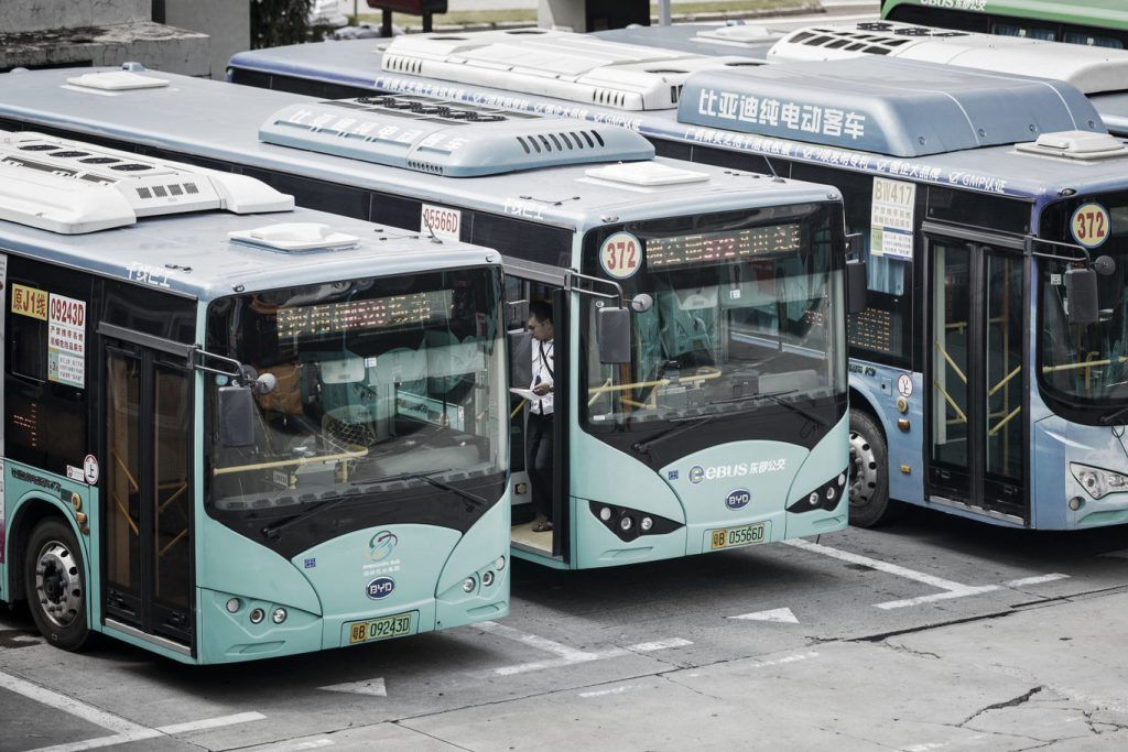 Autobuses eléctricos China